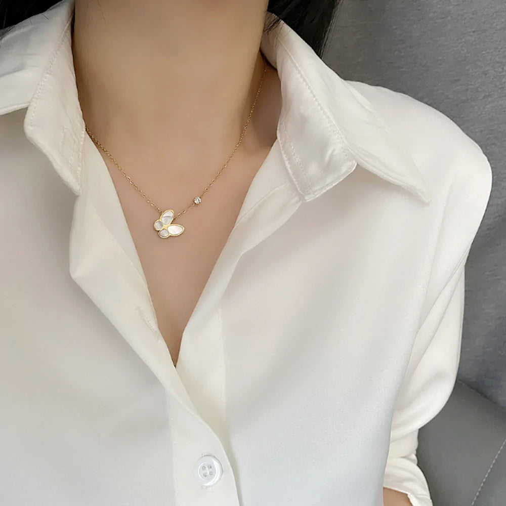 Butterfly Pendant Necklace