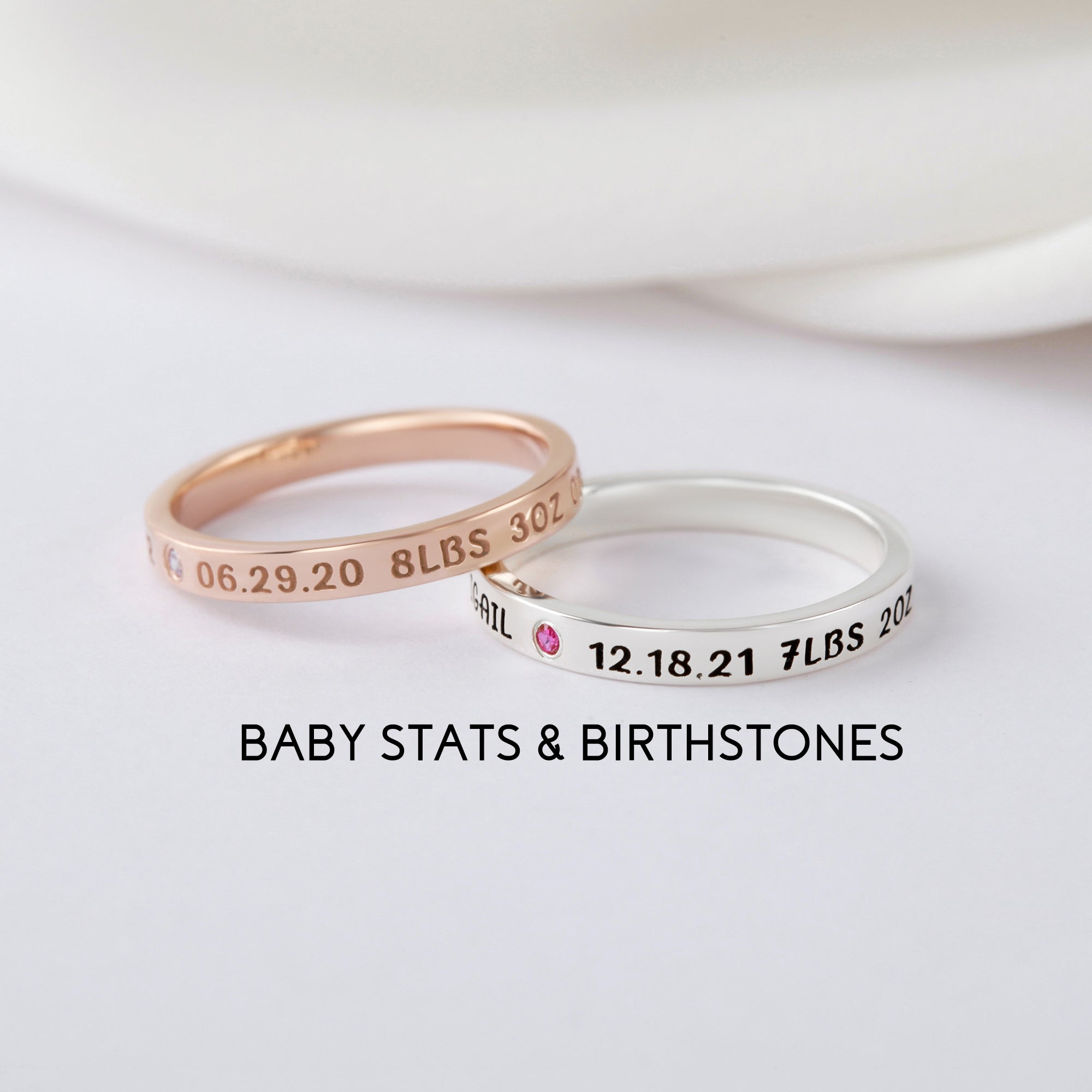 New Mom Name Ring – Personalized First Mother Gift for Women
