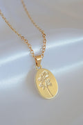 Bouquet de Roses 24K Necklace