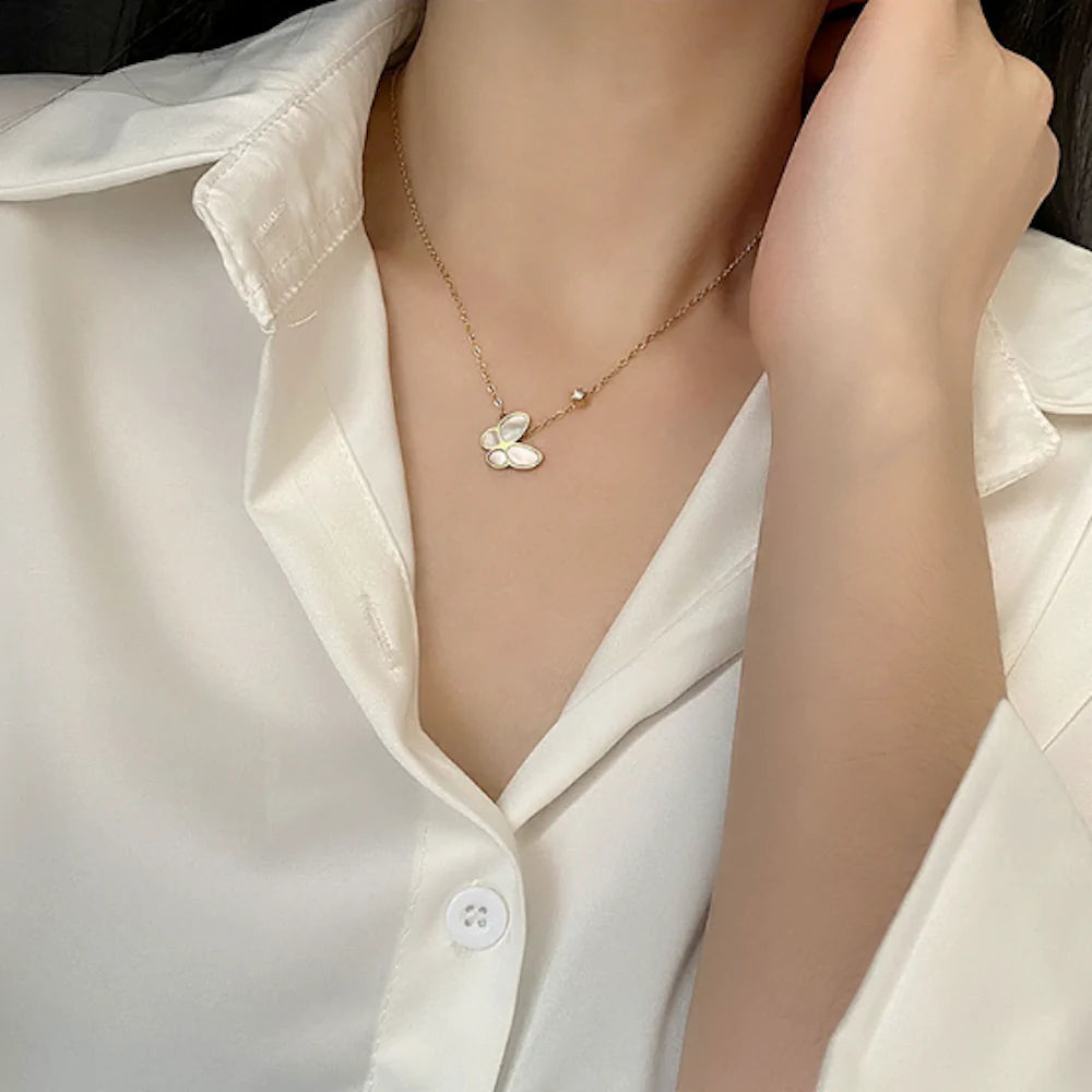 Butterfly Pendant Necklace