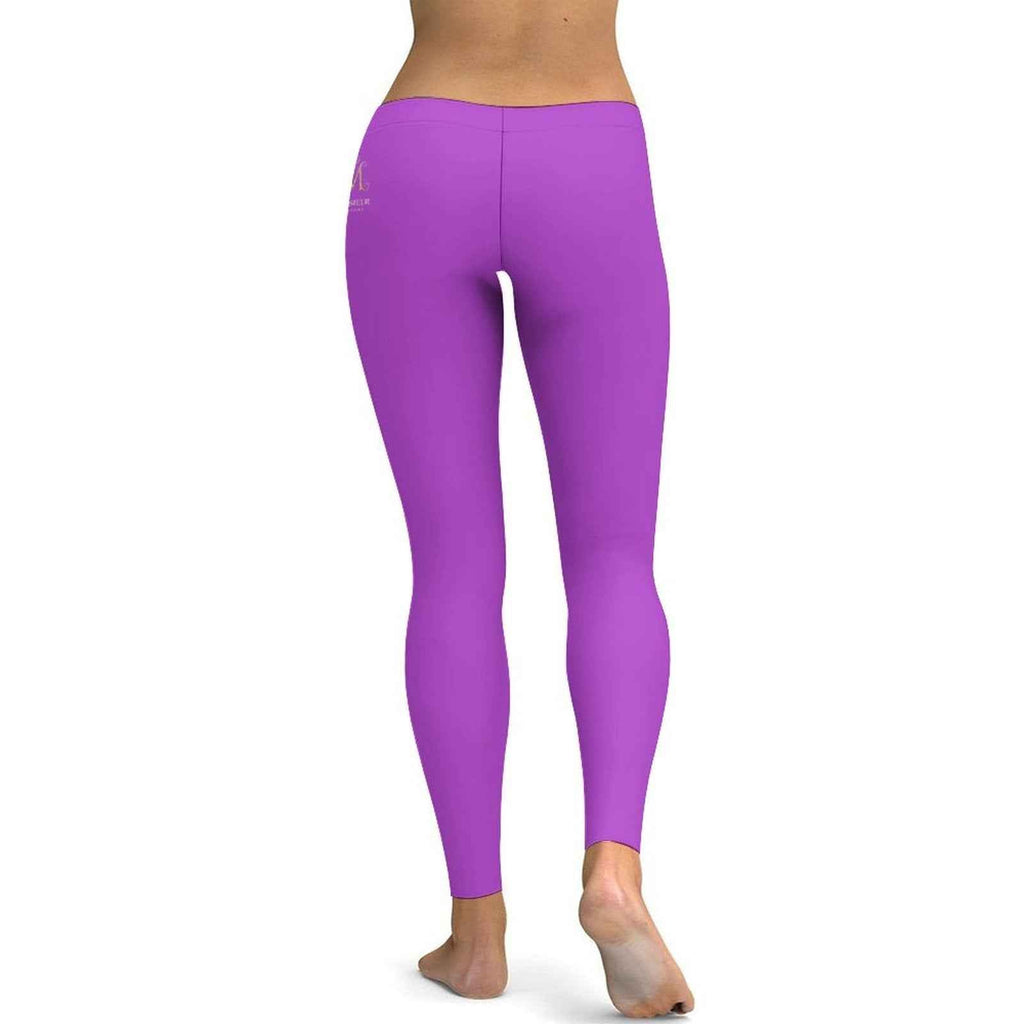 Violet Reign High-Waist Yoga Leggings