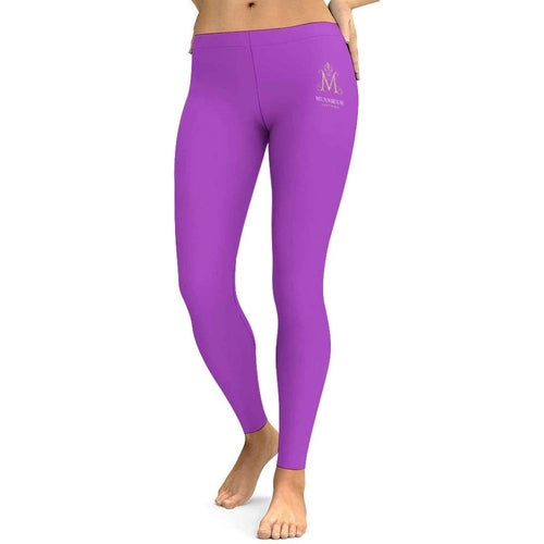 Violet Reign High-Waist Yoga Leggings
