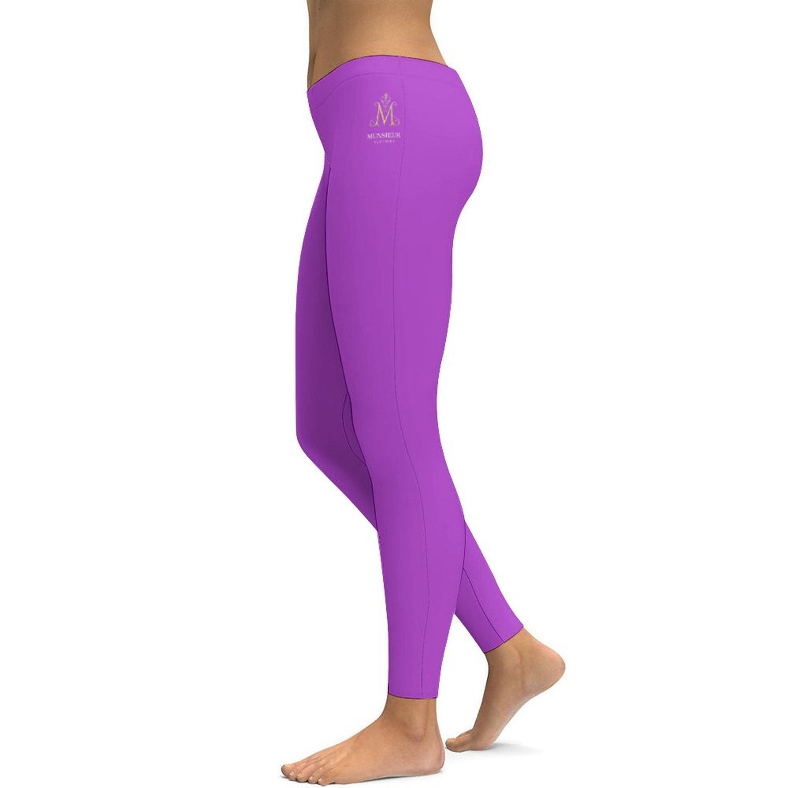 Violet Reign High-Waist Yoga Leggings