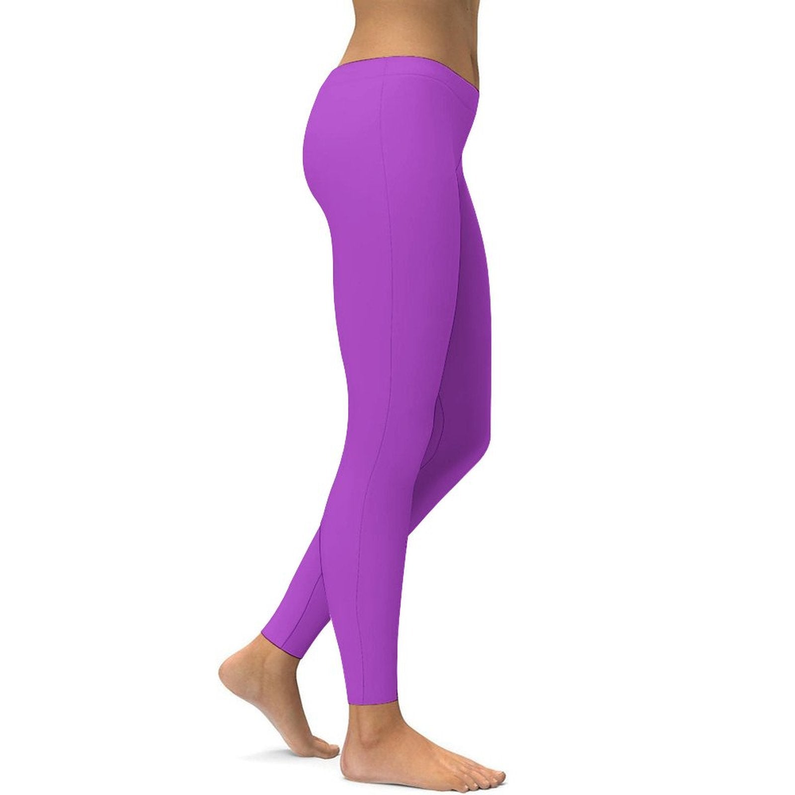 Violet Reign High-Waist Yoga Leggings