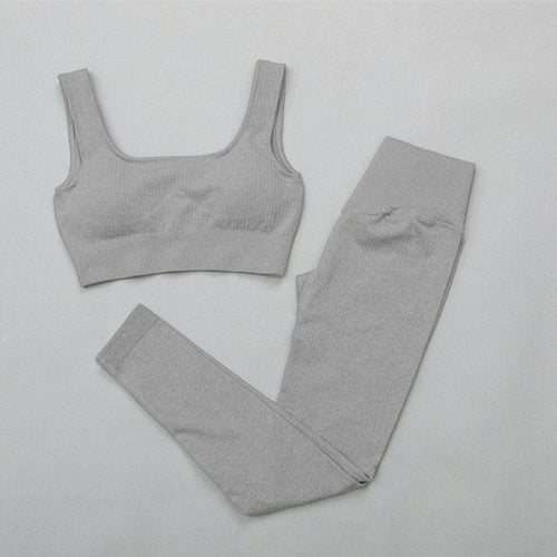 High-Waist Sports Bra & Legging Gym Set