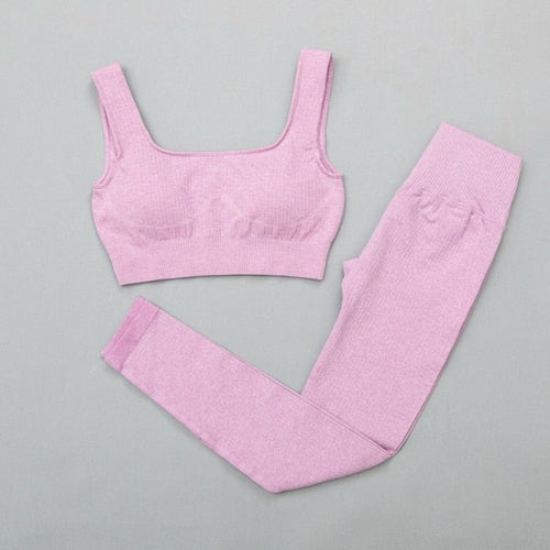 High-Waist Sports Bra & Legging Gym Set