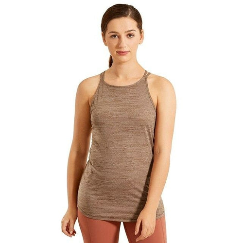 Heather Strappy Back Yoga Tank