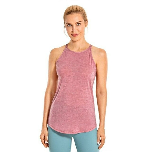 Heather Strappy Back Yoga Tank