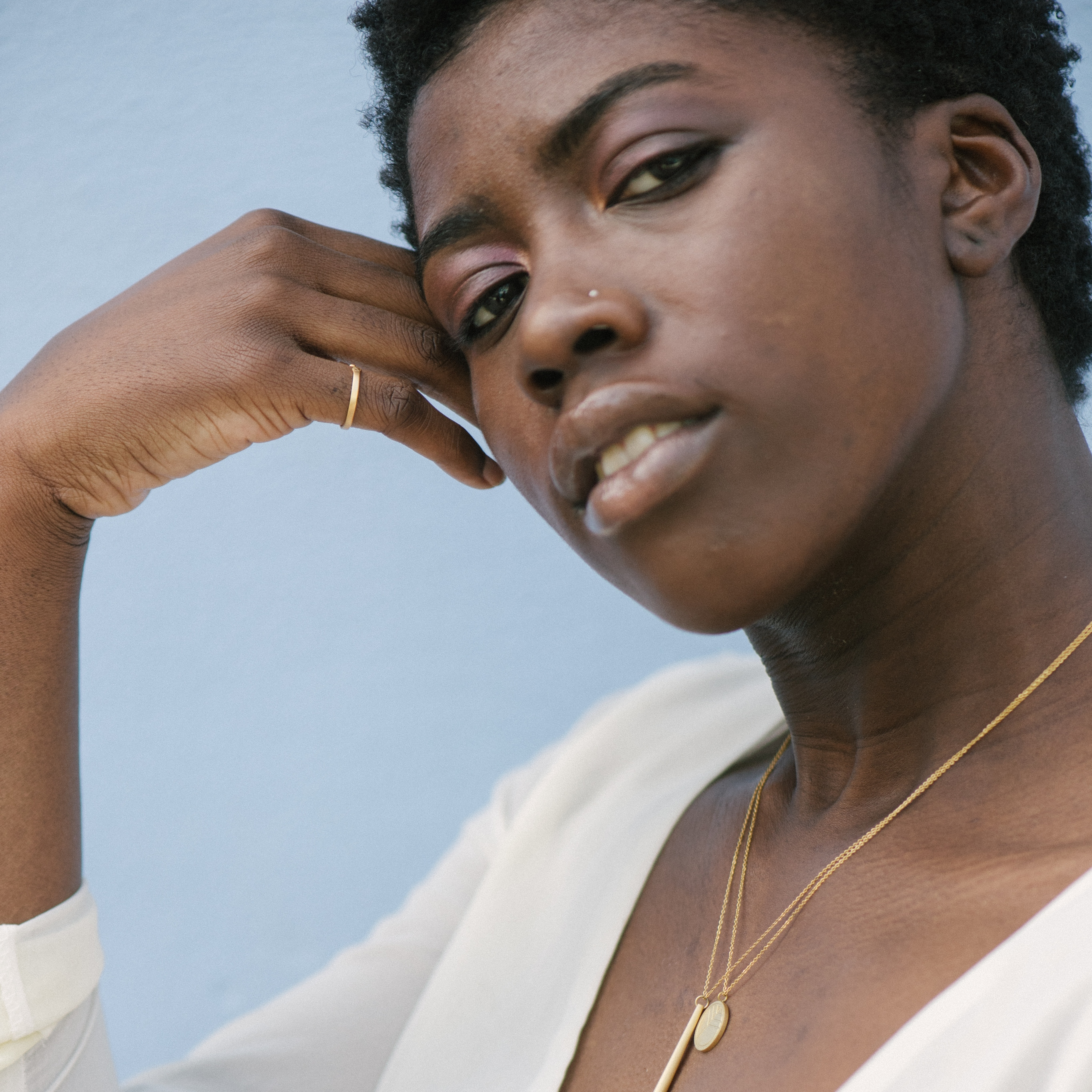 Tear-Drop Statement Ring