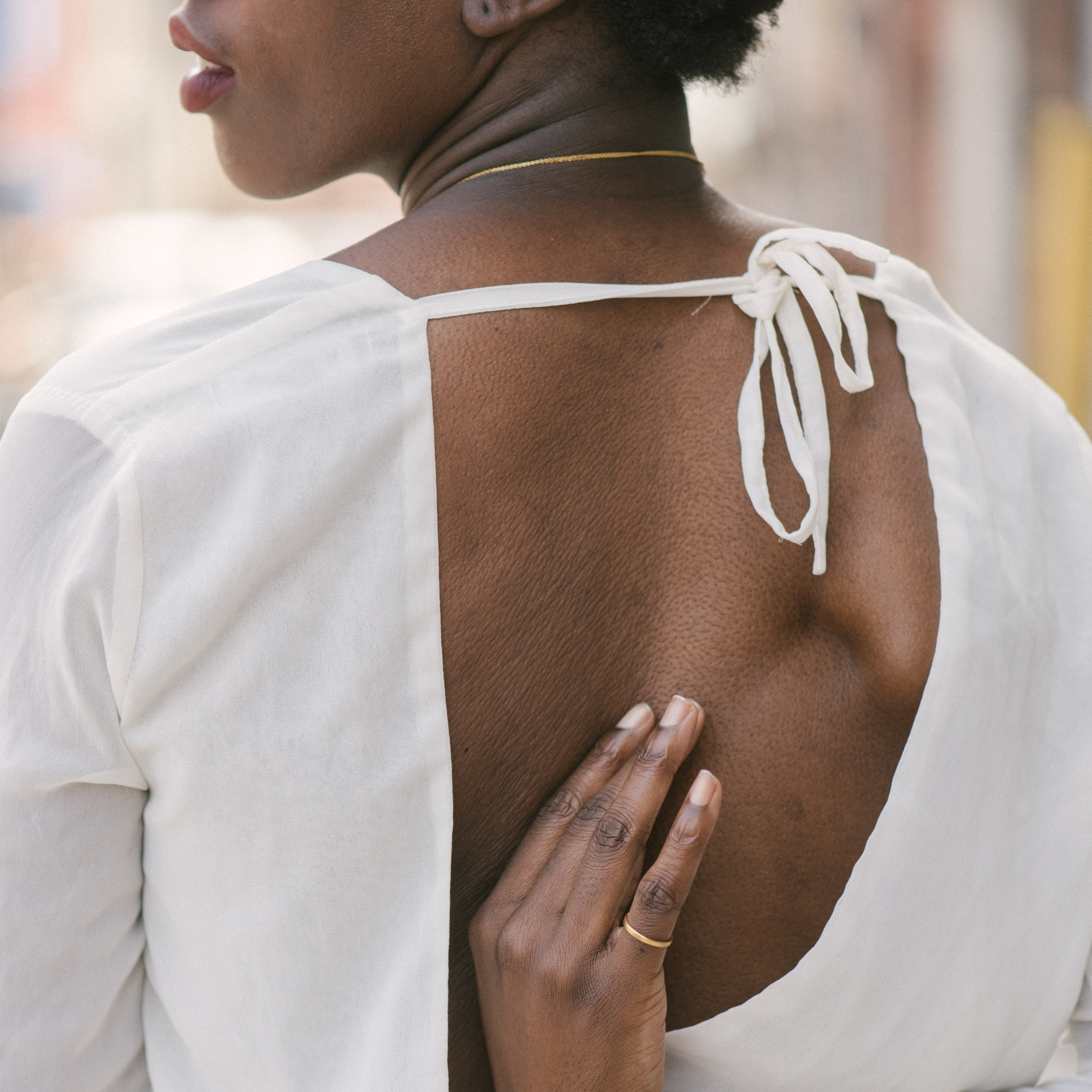 Tear-Drop Statement Ring