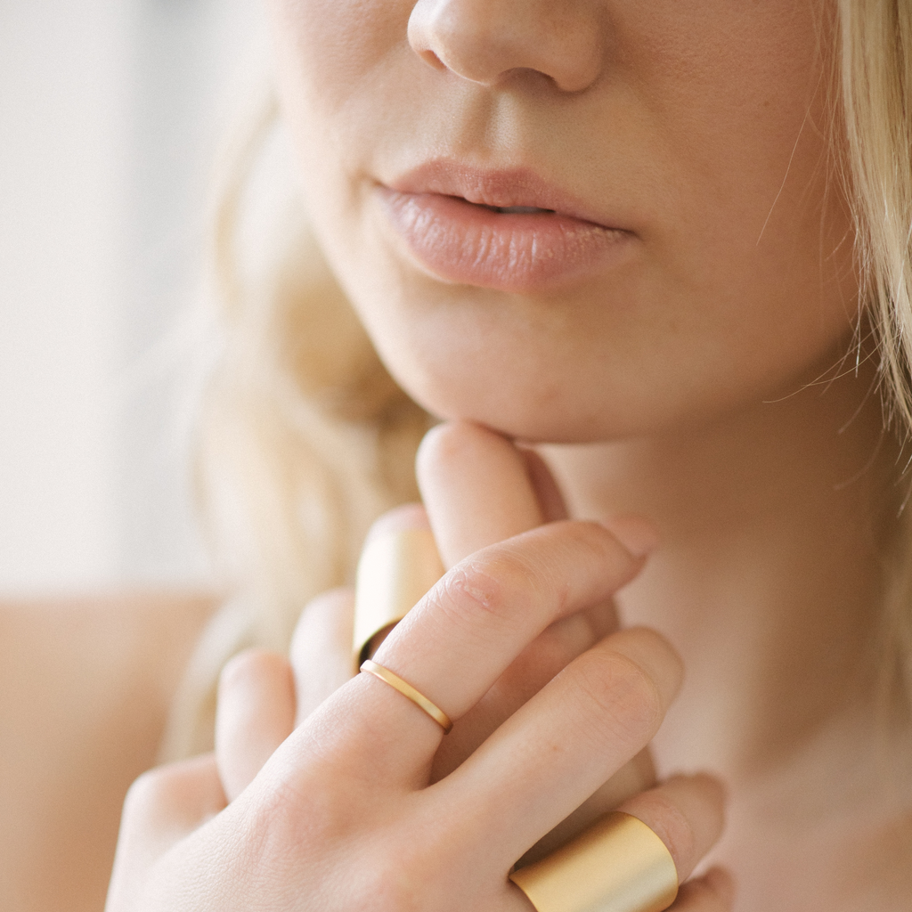 Tear-Drop Statement Ring