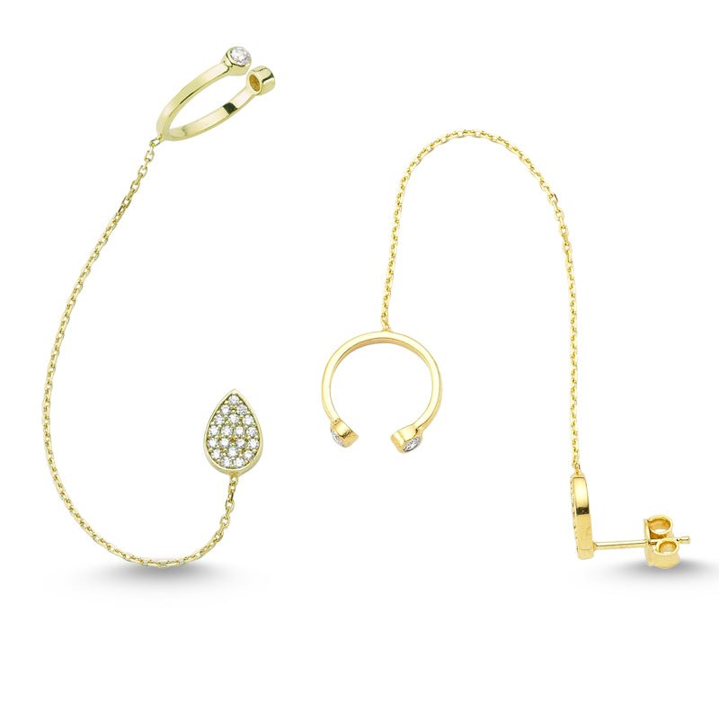 Mia Silver Threader Ear Cuff