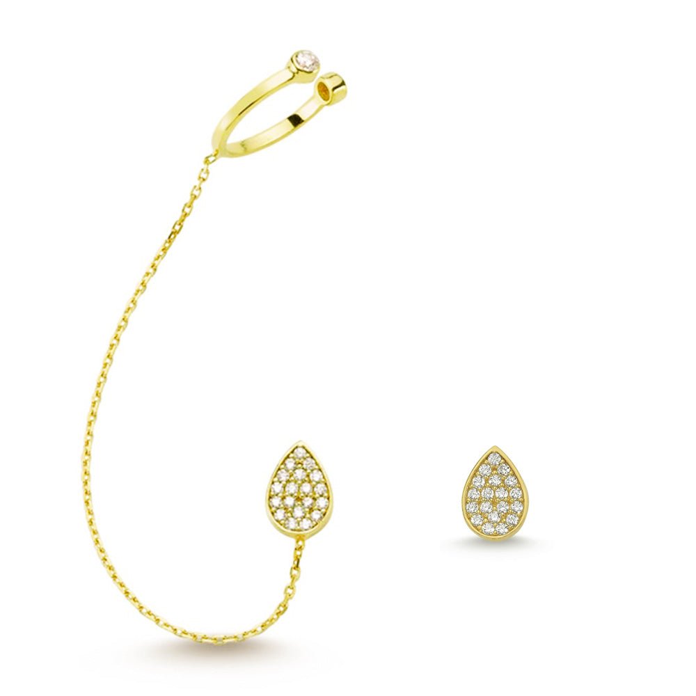 Mia Silver Threader Ear Cuff