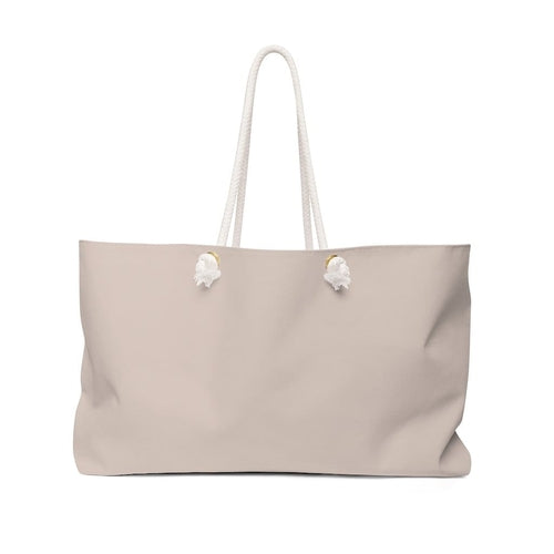 Tan Brown Weekender Tote Bag
